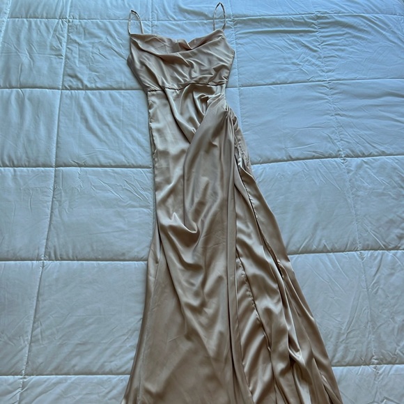 Moda Glam Maxi Dress with High Slit (size 6) - Picture 3 of 5